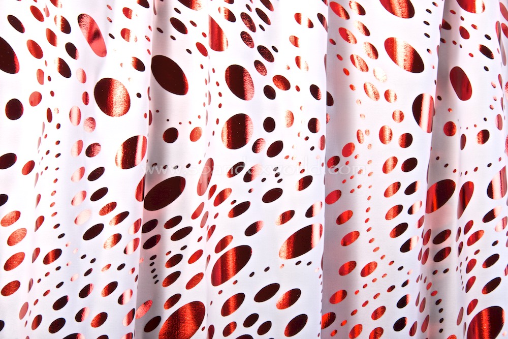 Polka Dots Holograms (White/Red)