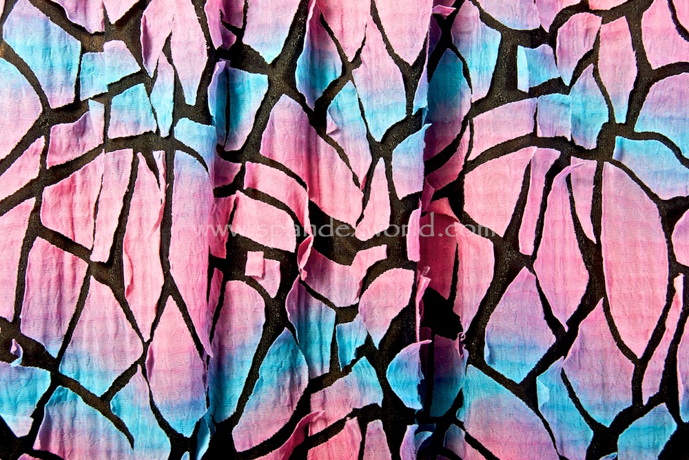 Tie Dyed Knit Cut Out (Black/Pink/Blue/Multi)