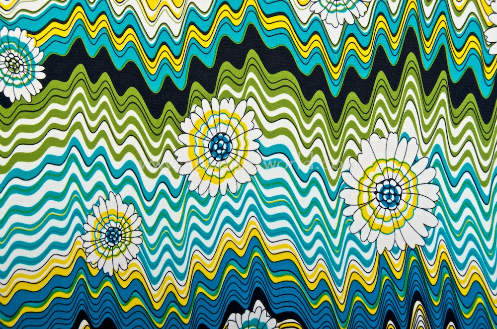 Abstract Print (Teal/Yellow/Multi)