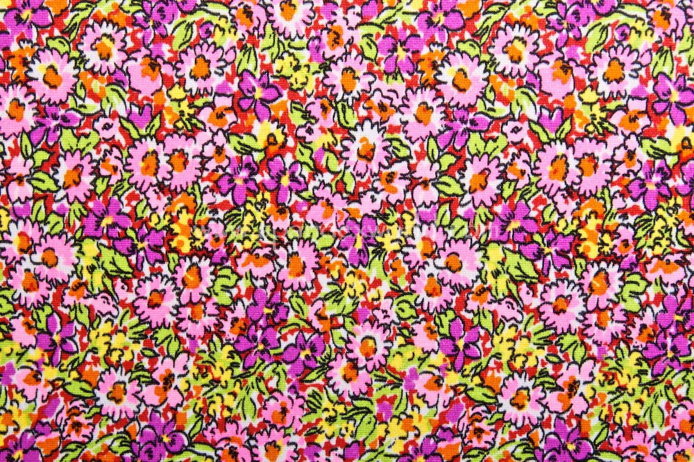 Floral Print (Pink/Purple/Neon Lime/Multi)