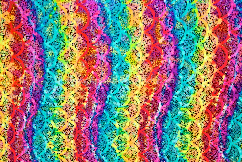 Fish scale Hologram (Hot pink/Yellow/Aqua/Multi)