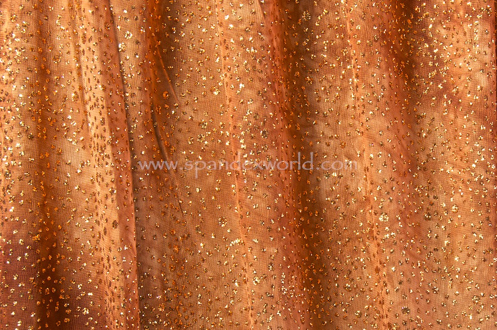 Sheer Glitter/Pattern (Brown/Rust/Copper/Gold)