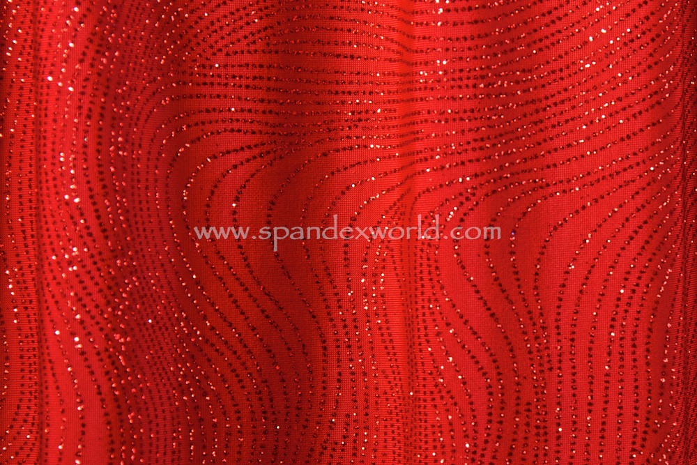 Novelty Spandex (Red/Red)