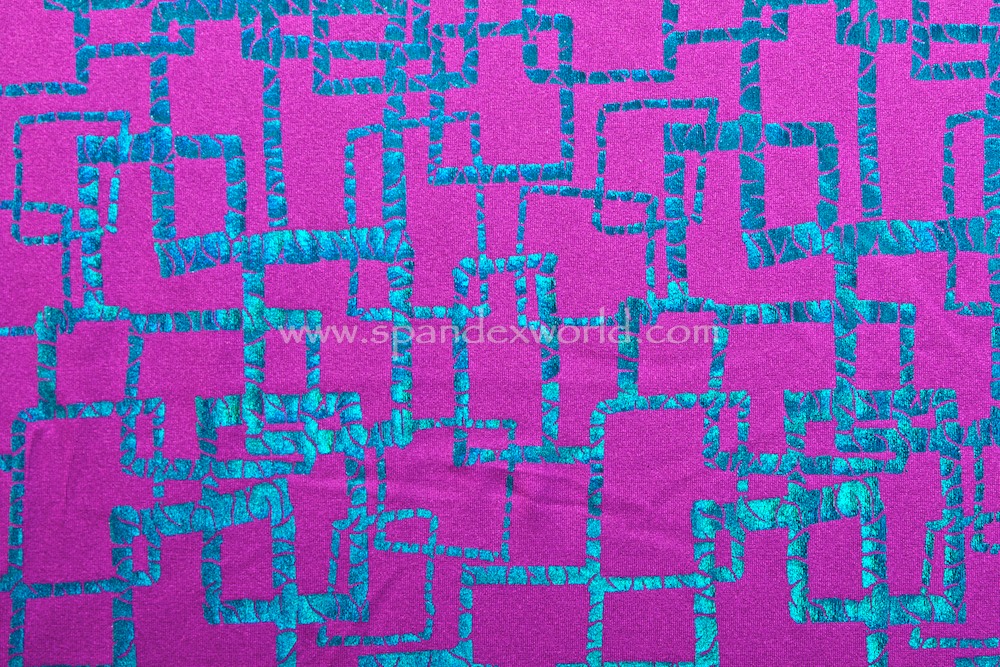 Pattern/Abstract Hologram (Geranium Purple/Turquoise Holo)