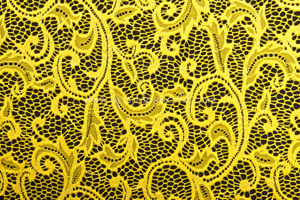 Stretch Lace (Neon Yellow)