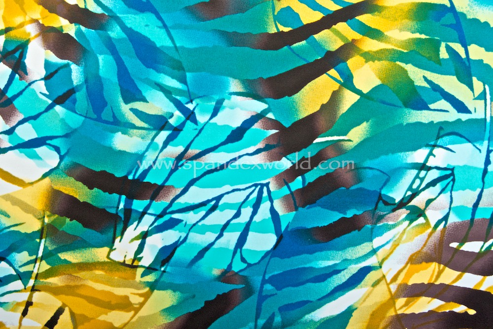 Abstract Print (Aqua/Blue/Yellow/Multi)