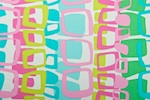 Abstract Print (White/Hot Pink/Multi)