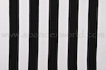 Stripes  Cotton Lycra® 1.5'' Wide  (Black/White)
