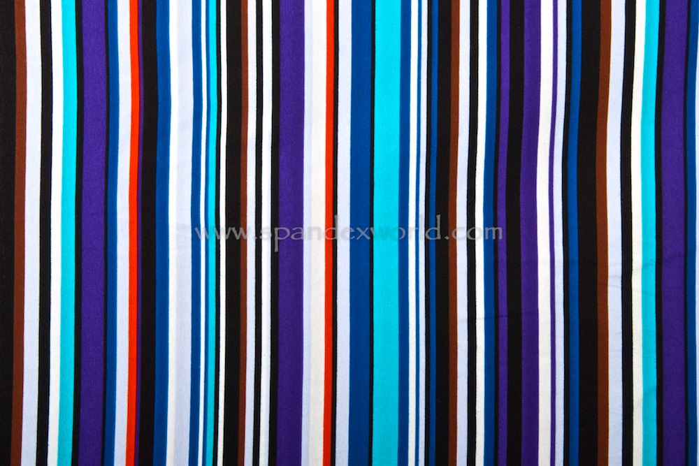 Printed Cotton Lycra® (Red/Purple/Blue/Multi)