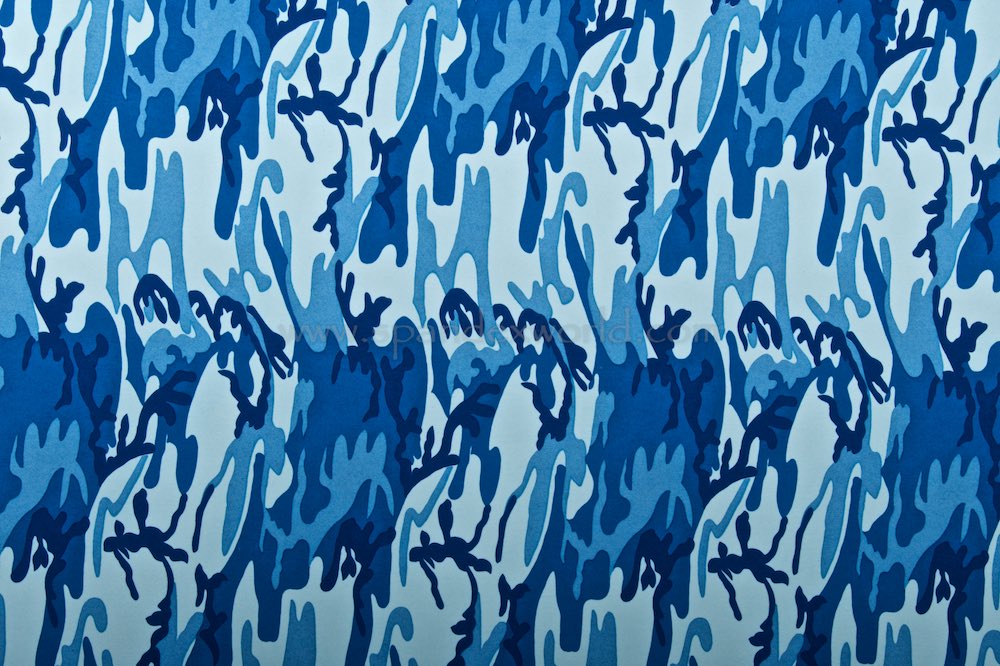 Camouflage Print (Blue/Lt. Blue/Turquoise)