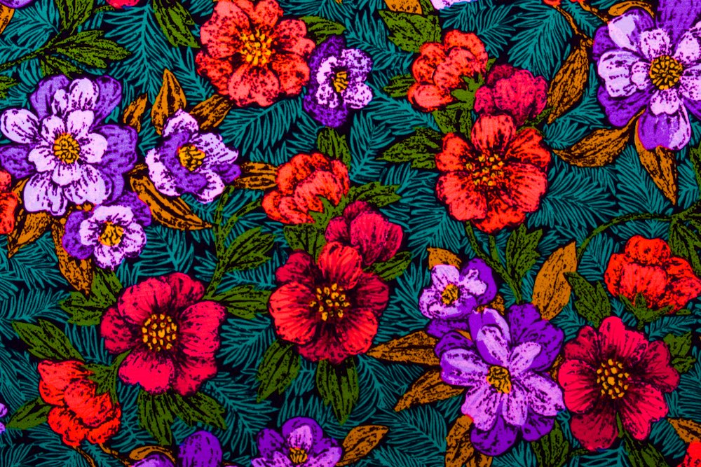 Floral Print (Red/Fuchsia/Purple/Multi)