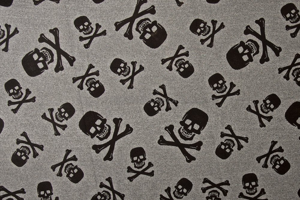 Skull Print (Black/Gray)