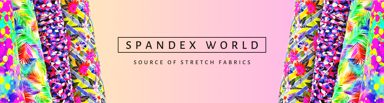 Nylon Spandex Fabric by the Yard - Pucci Print - Dancewear, Bathing suit